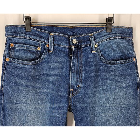 LEVI’S MEN’S 511 SLIM FIT JEANS – W34 L30 – BLUE STRETCH DENIM – COMFORT & STYLE - Picture 3 of 13